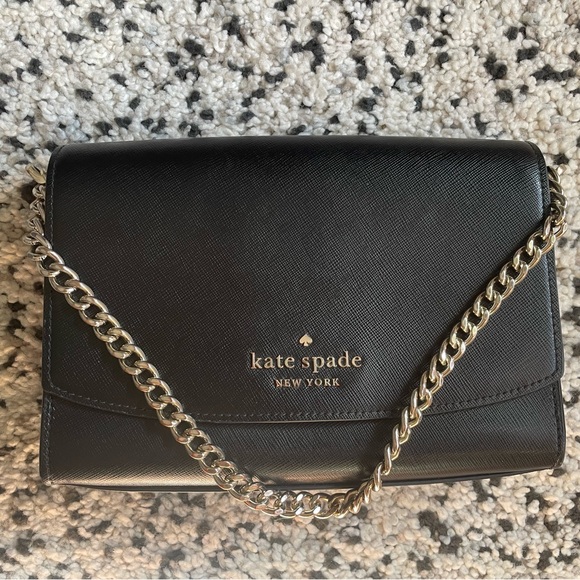 Black Kate Spade Shoulder Purse - Picture 4 of 5